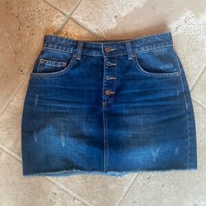 Roxy jean skirt